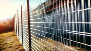 WELDED WIRE MESH FENCE