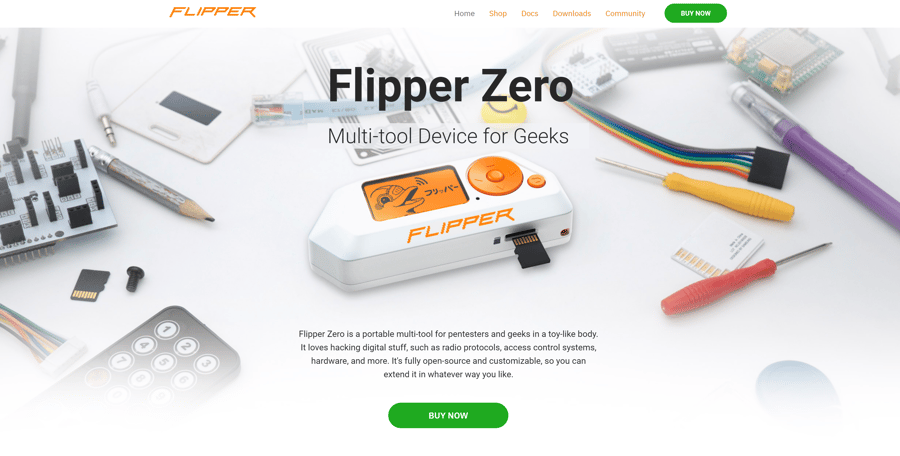Flipper Zero website